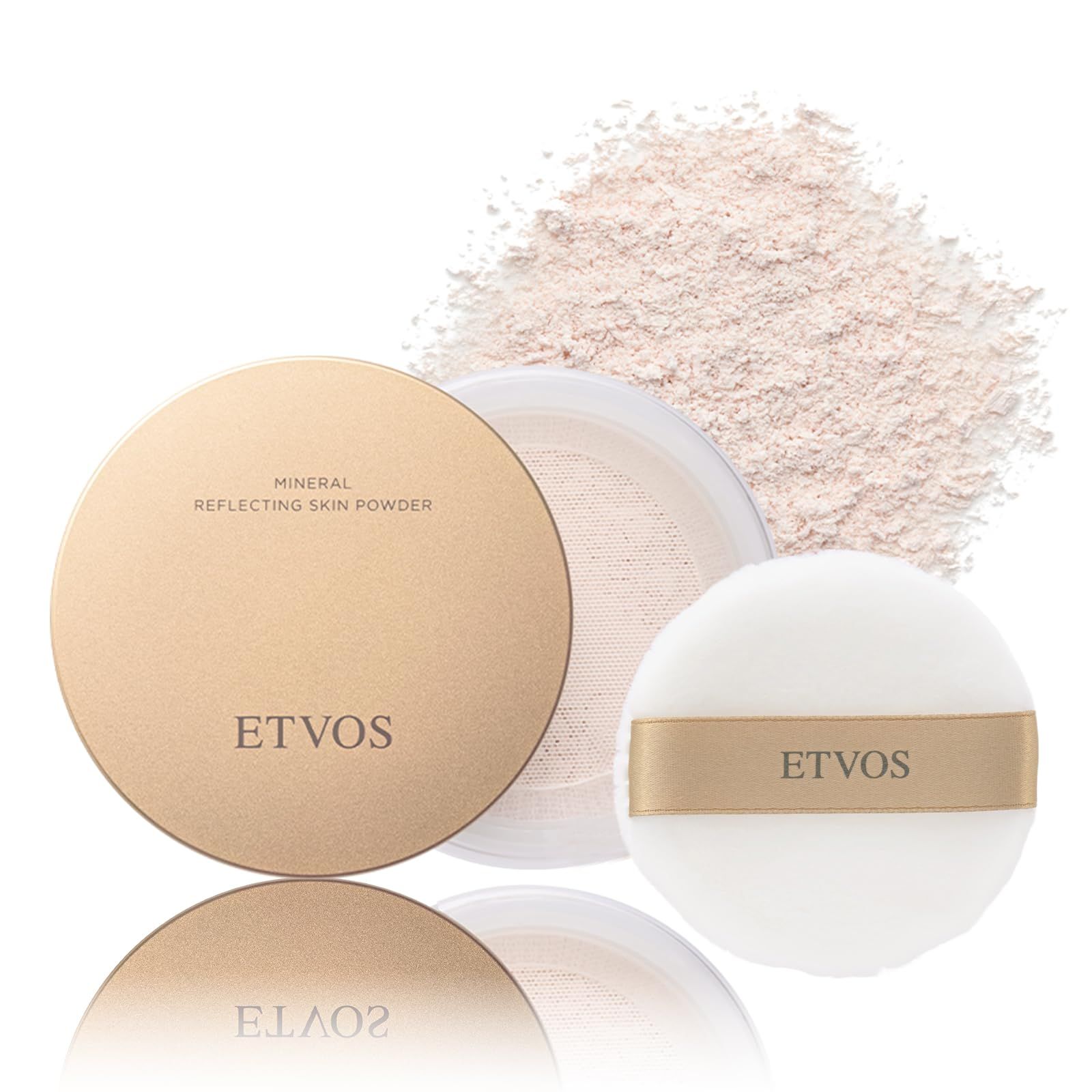 ETVOS(エトヴォス) ミネラルリフレクティングスキンパウダー 8g #ルーセントエクリュ （仕上げパウダー ツヤ ヒアルロン酸 保湿 ミネラルファンデーション）e a91eb418