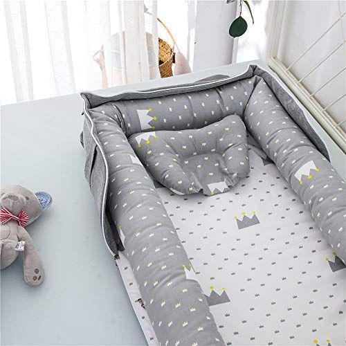 Luddy ベビーベッド 新生児 枕付き ベッドインベッド 折りたたみ式 携帯型ベビーベッド 添い寝 ポータブル 出産祝い 通気性 洗濯可能 0-24ヶ月e 517dc013 Luddy ベビーベッド 新生児 枕付き ベッドインベッド 折りたたみ式 携帯型ベビーベッド 添い寝 ポータブル 出産祝い 通気性 洗濯可能 0-24ヶ月e 517dc013