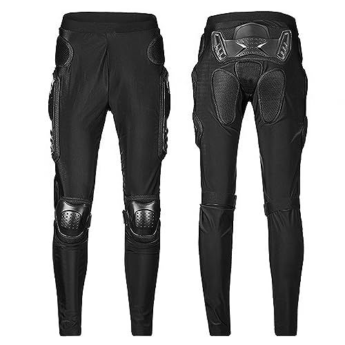 [RENHE] バイク インナープロテクター パンツ メンズ バイクパンツ 夏 下半身プロテクター 伸縮性に優れ スノーボード スキー ブラック 2XLサイズe 131fa4ad