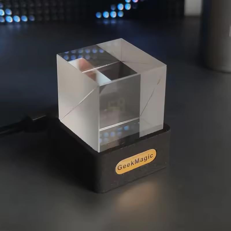 zmart GeekMagic GIFTV クリスタル キューブ フォトディスプレイ ホログラフィック デスクトップ スマート ウェザーステーション デジタル 時計 GIFアニメーション アルバム ホログラム時計 クリスタルフォト デジタルフ 12b6a45f zmart GeekMagic GIFTV クリスタル キューブ フォトディスプレイ ホログラフィック デスクトップ スマート ウェザーステーション デジタル 時計 GIFアニメーション アルバム ホログラム時計 クリスタルフォト デジタルフ 12b6a45f