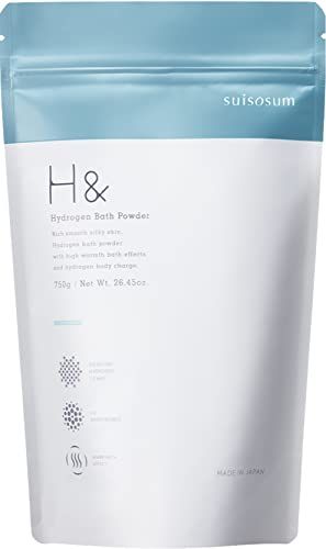 H&アッシュアンド 入浴剤 高濃度水素 炭酸 【全身を温かい気泡が包み込むｘギフトｘ国産ｘ計量スプーン入り】 (無香料)送料無料