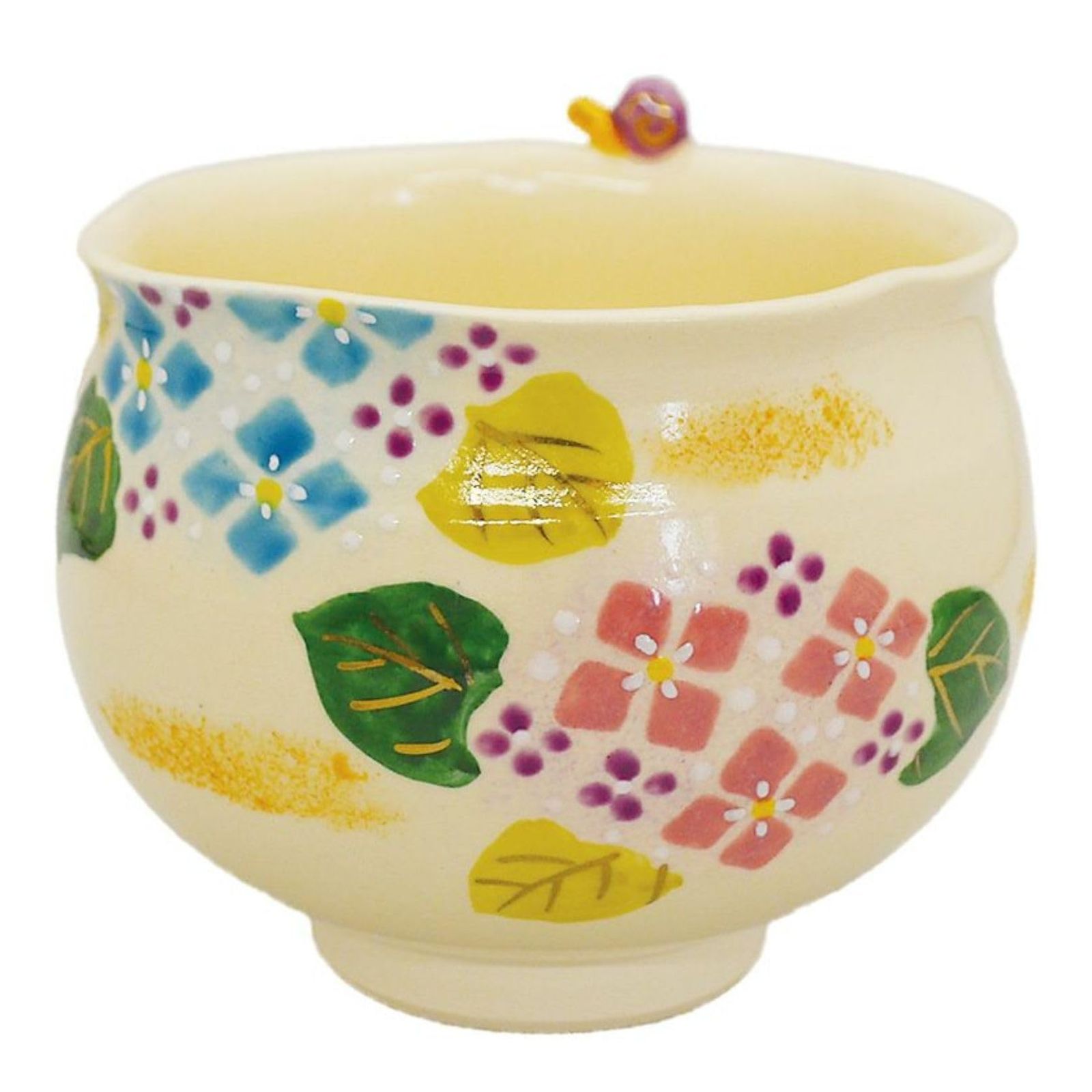 茶道具 抹茶茶碗 抹茶碗 茶道 京焼 日本製 紫陽花 あじさい 茶盌 竹中洸祥作 贈り物 経11×高9cm [C.紫陽花]