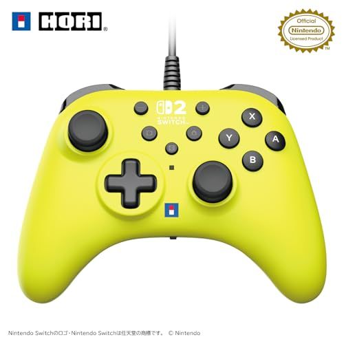 【任天堂ライセンス商品】ホリパッド TURBO for Nintendo Switch? 2, ライムイエロー【Switch2・Switch両対応】【連射/連射ホールド機能搭載】e cb804a87