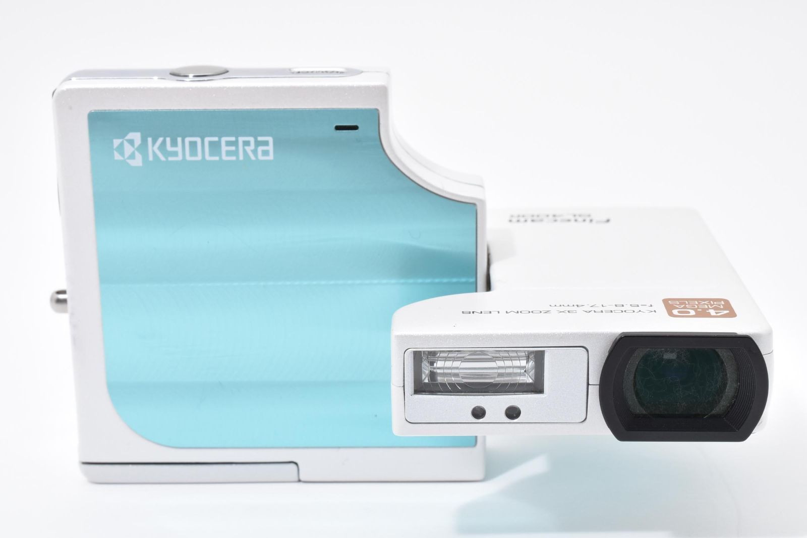 Kyocera 京セラ Finecam SL400R スカイブルー コンパクトデジタル