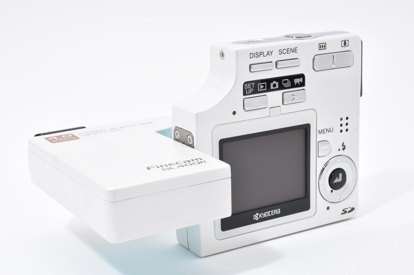 Kyocera 京セラ Finecam SL400R スカイブルー コンパクトデジタル