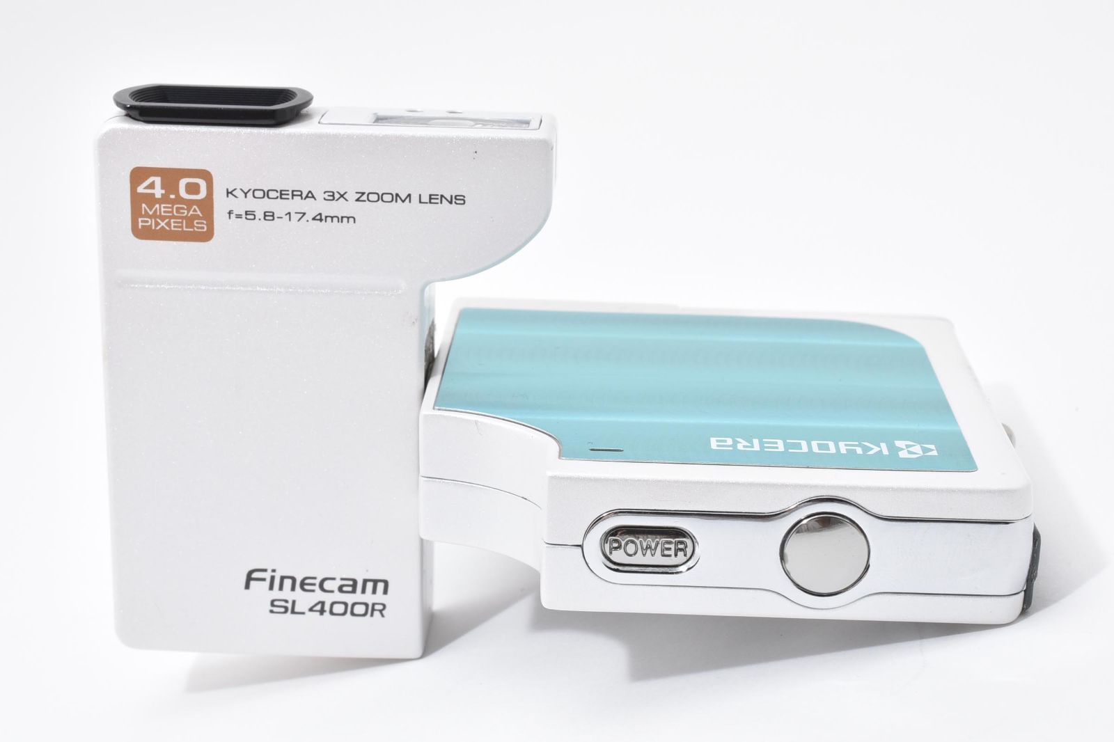 Kyocera 京セラ Finecam SL400R スカイブルー コンパクトデジタル
