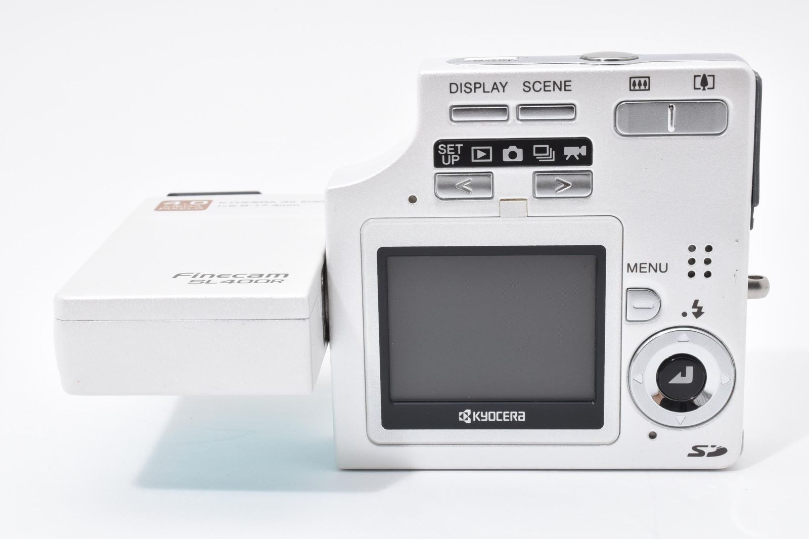 Kyocera 京セラ Finecam SL400R スカイブルー コンパクトデジタル