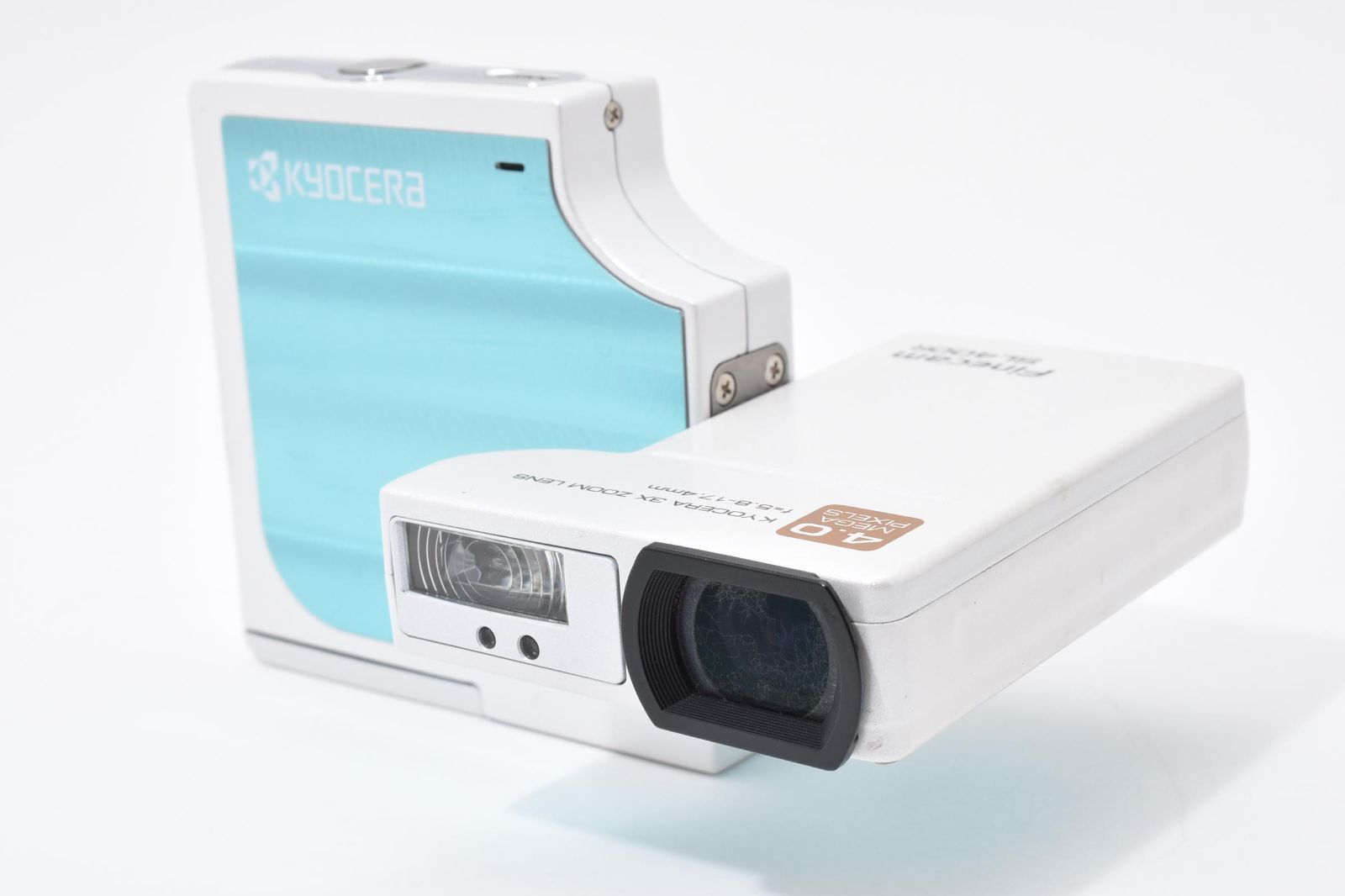 Kyocera 京セラ Finecam SL400R スカイブルー コンパクトデジタル