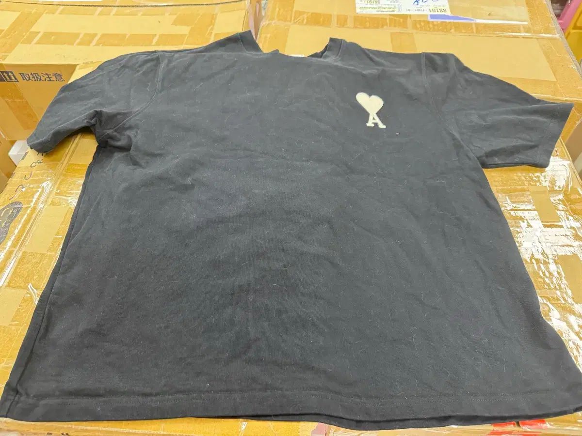 アミ ハートロゴ 半袖Tシャツ xlサイズ