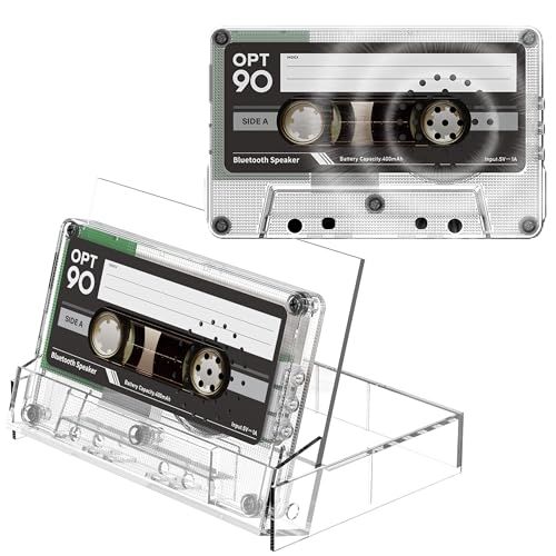 opt! Cassette Speaker オプト90 カセット スピーカー カセットテープ型 ポータブルスピーカー Bluetooth 5.3 microSDカード対応 TELEC認証取得済 レトロスピーカー ラジカセ ミックステープ (ク 51e8b46b