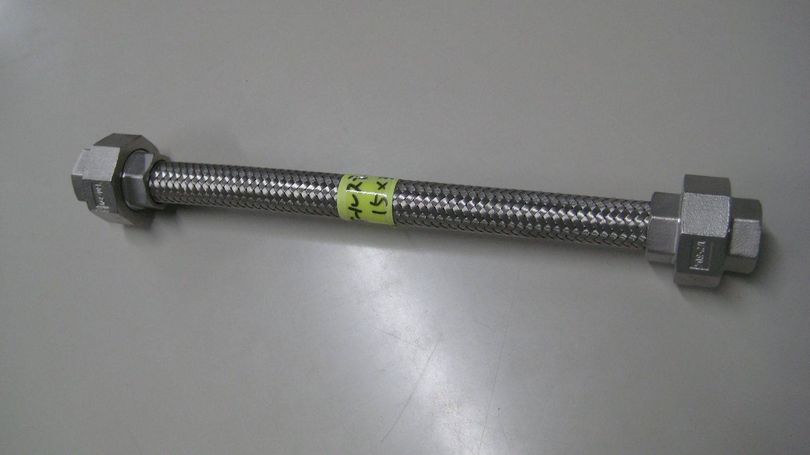 オールステン U付SUSフレキ　SUSユニオン付ステンフレキ 1/2ｘ300