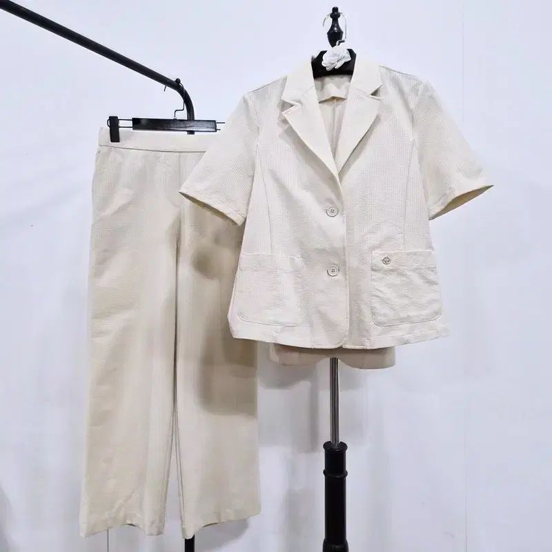 オリビエホールディングス 25ss クリンクル 半袖 ジャケット パンツ セットアップ