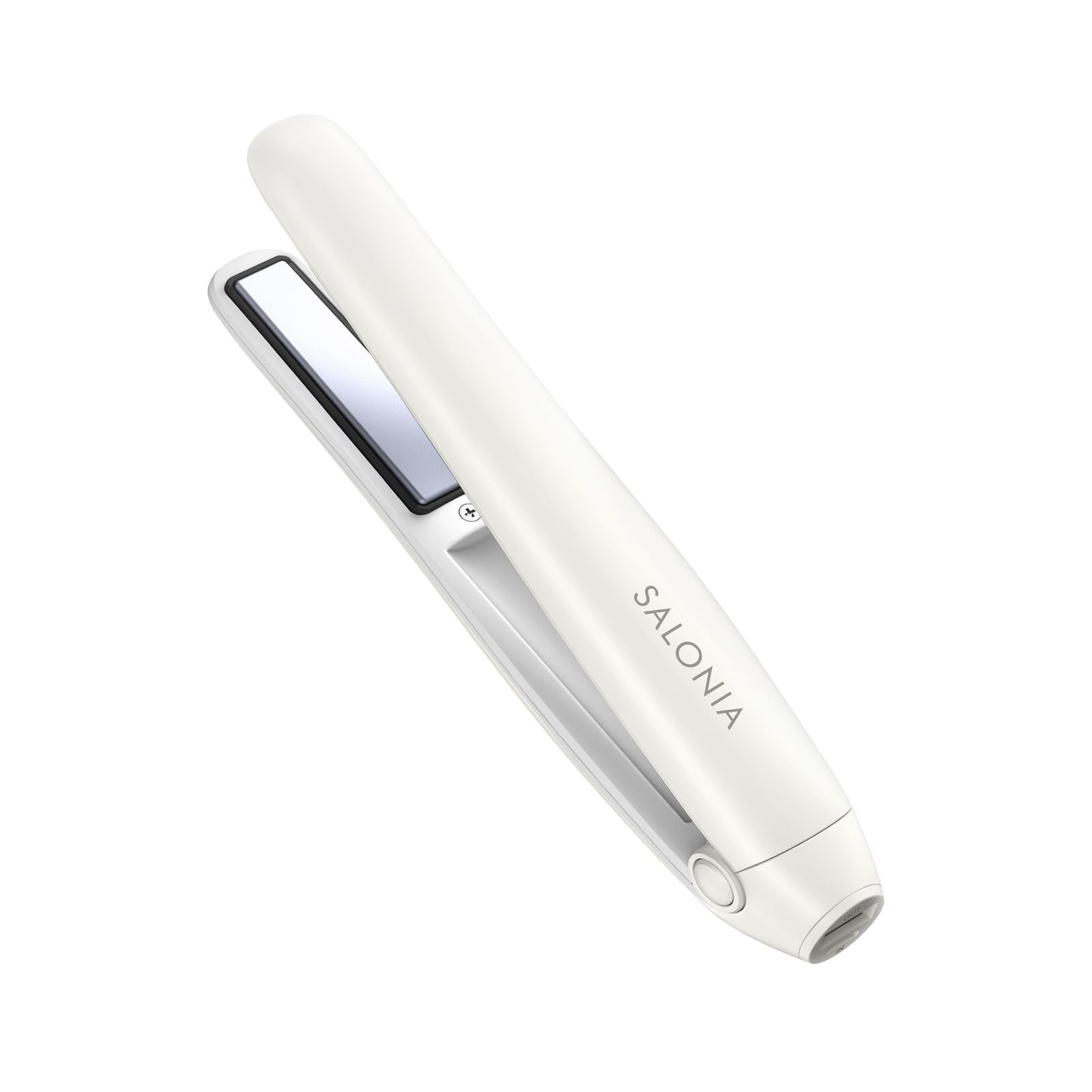 SALONIA サロニア コードレス ストレートアイロン 12mm ヘアアイロン 機能搭載 軽量 前髪 SAL25119WH ホワイトY a373eb34