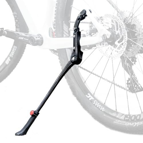 ROCKBROS(ロックブロス)キックスタンド 自転車 スタンド サイドスタンド ロードバイク クロスバイク 24-29インチ対応 長さ調整 取付け簡単 二点固定 アルミニウム 強度 スプリング式 滑り止め 六角レンチ付き ドリル不要pms 4d469dbe