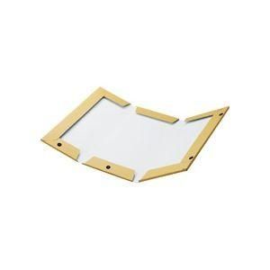（まとめ） TANOSEE 図面ファイル（クラフトタイプ） A1 3つ折 背幅40mm 1冊 〔×5セット〕