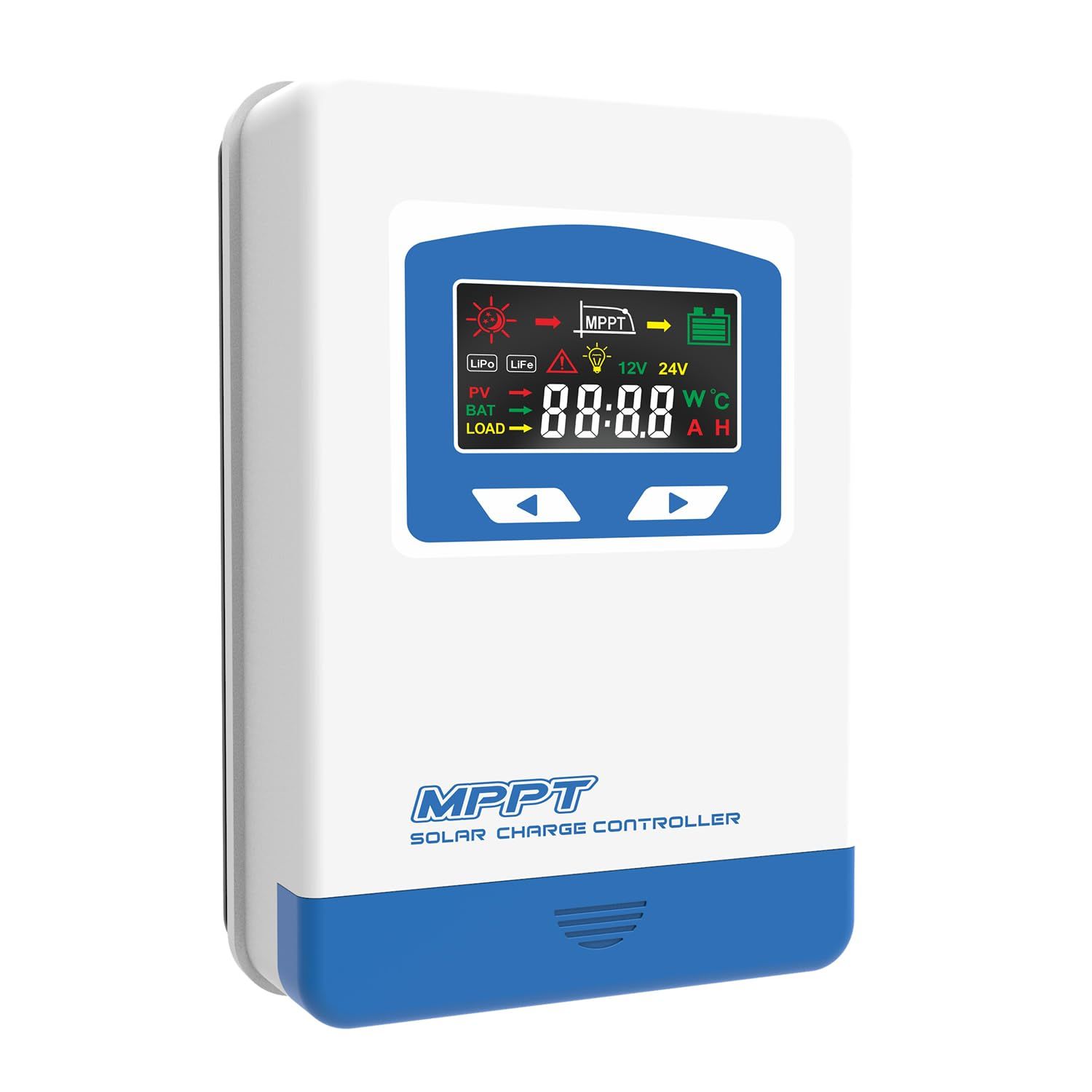 Anern 20A MPPTチャージコントローラ 12V 24V 自動 ー LCDディスプレー付き 最大PV 60V入力 ソーラー充放電 太陽光発電用 多種類のバッテリーに対応(沖縄・離島の方発送不可)) 58c36ca4