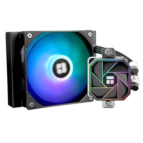 THERMALRIGHT AQUA ELITE 120 V3 AIO CPU クーラー、 120 液体冷却列、 ARGB PWM クーラーファン、インテル用 LGA1150/1151/1155/1156/1200/2011/ 1700、AMD 18930e05