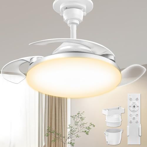 【E26延長モデル】TENKOO&YOU シーリングファンライト E26 34W 5000lm 8畳 led 扇風機付き照明【壁スイッチメモリー機能追加】DCモーター 天井ライト 無段階調光調色 メモリー機能 タイマー付き 静音 薄型 軽量 132f5518