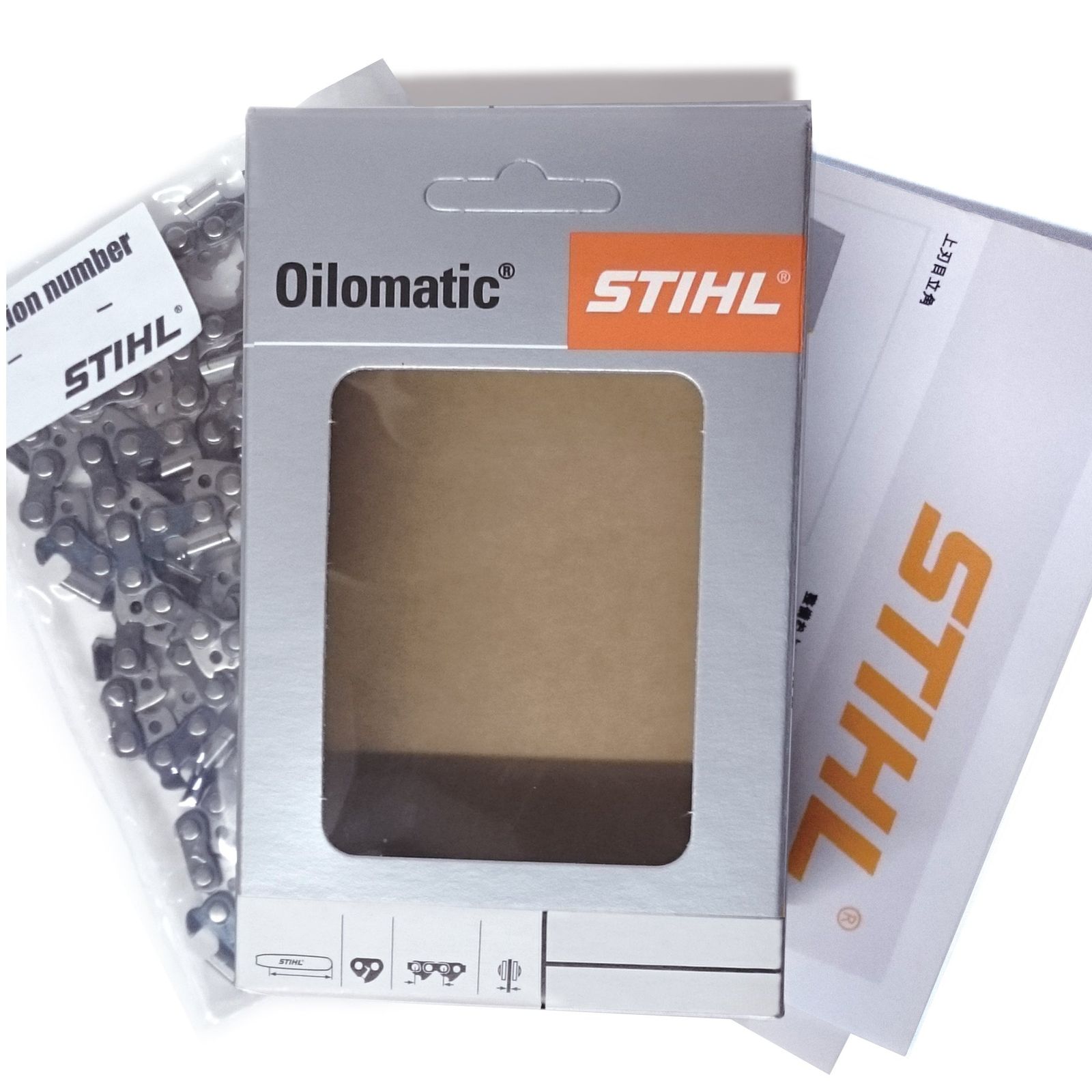 Stihl(スチール)チェン チェンソー替え刃 3610-000-044 【適合バーサイズ：約30cm】※MS170C,MS180C,MS192C,MS192T (1)/