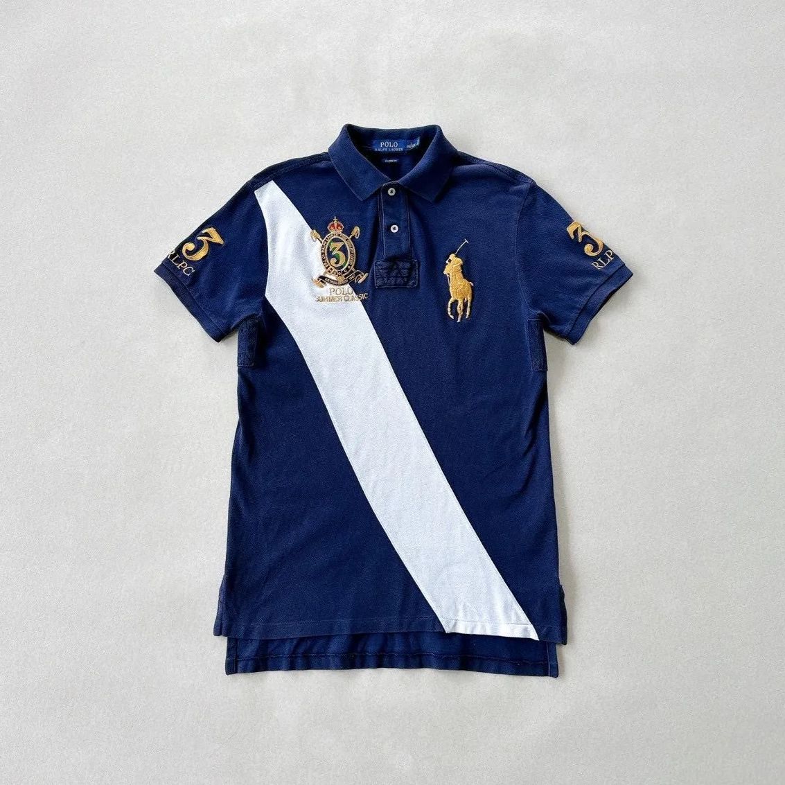 Ralph Lauren ネイビー ポロシャツ ビッグポニー カスタムフィット ラルフローレン ビッグポニー ポロシャツ ネイビー S カスタムフィット