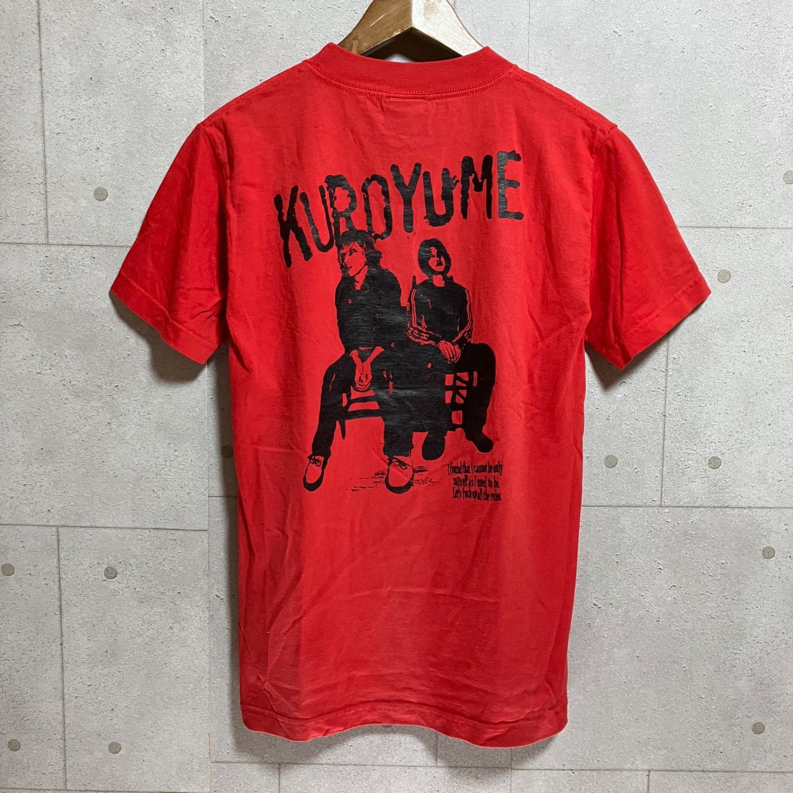 黒夢 KUROYUME バンド Tシャツ バンT ツアー 清春 ショートスリーブ