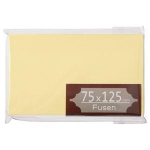 （まとめ） TANOSEE ふせん 75×125mm クリーム 1冊 〔×20セット〕