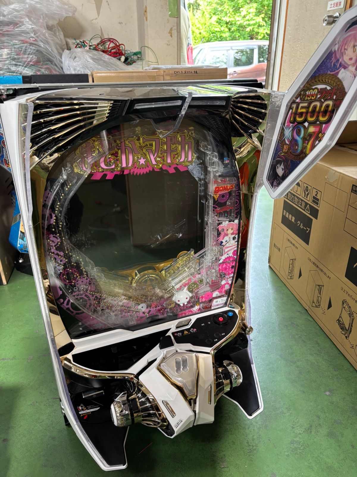 Ｐ魔法少女まどか☆マギカ３ＬＭ３ パチンコ 実機 オッケー★ワイヤレスコントローラー付★