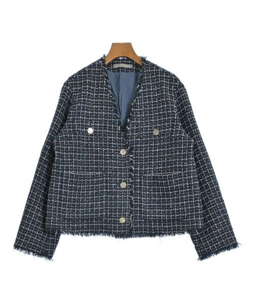 theory luxe ノーカラージャケット レディース 【古着】【中古】【送料無料】