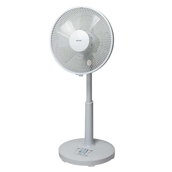 テクノス 扇風機 羽径30cm リビング用 収納リモコン DCモーターで音が静か (ホワイト) KI-327DC-We 44707e38