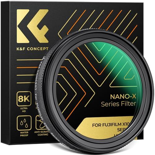 K&F CONCEPT レンズ保護フィルター MCUVフィルター 富士フイルム Fujifilm X100/X100F/X100S/X100T/X100V/X100VI用 磁気吸着 28層コーティング 紫外線カット 光学ガラス 防水撥油（Na c2ba9ada