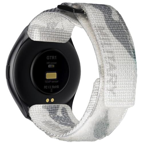 Hemsut 時計バンド Amazfit GTR 22mm交換ベルト For Amazfit GTR 2e/ GTR 2/ GTR 3 Pro/GTR 3/ GTR 4/ GTR 47mm Smartwatch カモフラージュ柄デザインスマー 772feca1