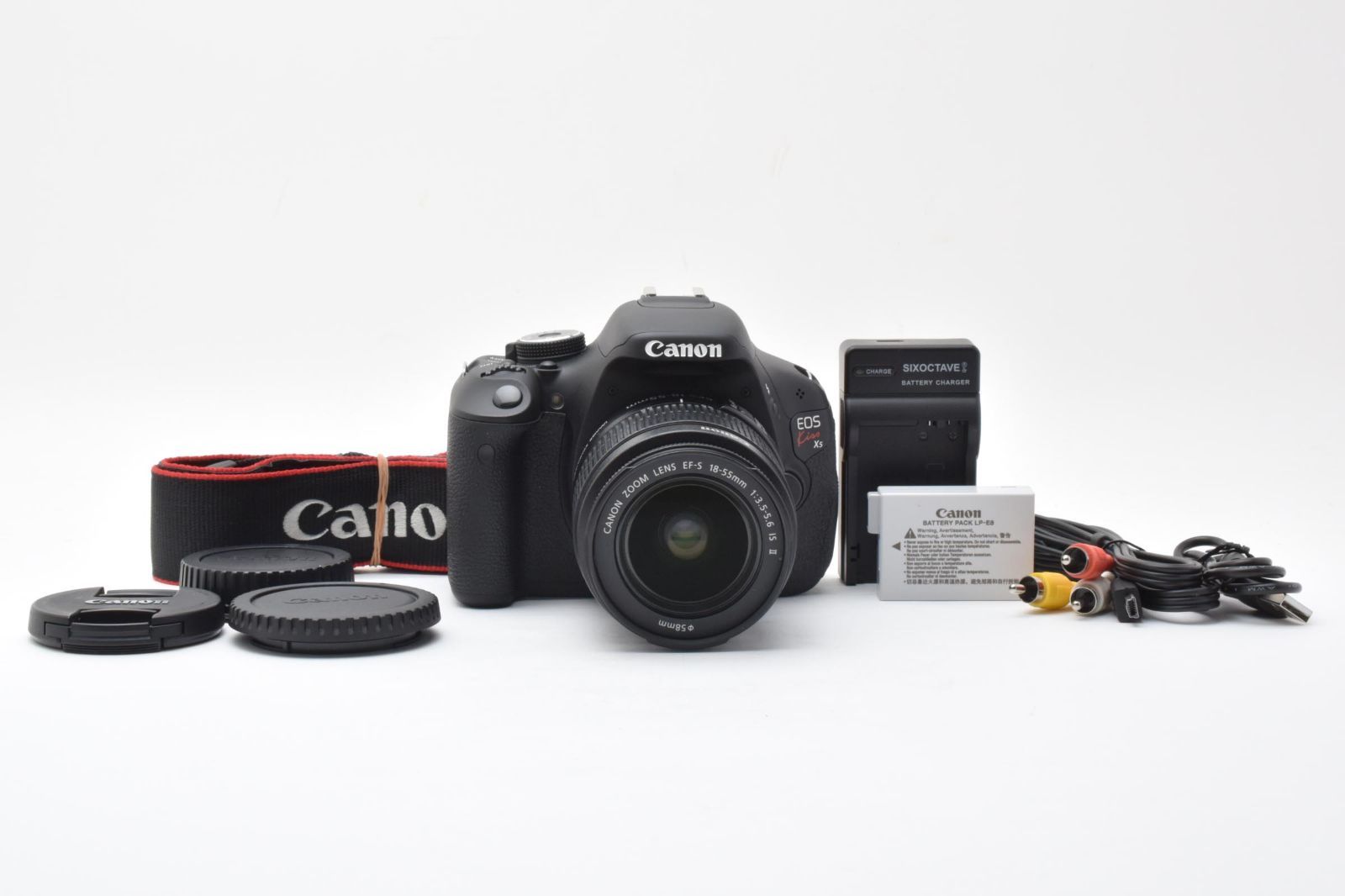 ★美品★ ★ショット数極少427回★ キヤノン Canon EOS Kiss X5 + EF-S 18-55mm F3.5-5.6 IS II 充電器付き ARYM6027 #51