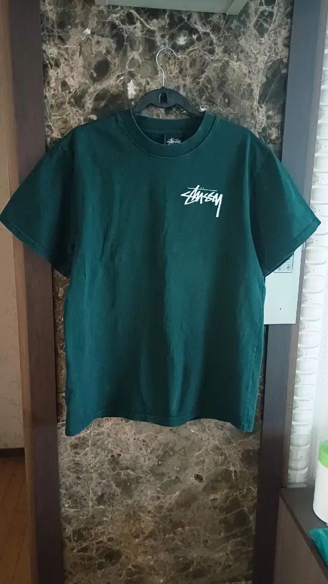 STUSSY ステューシー ロゴ 半袖 Tシャツ グリーン