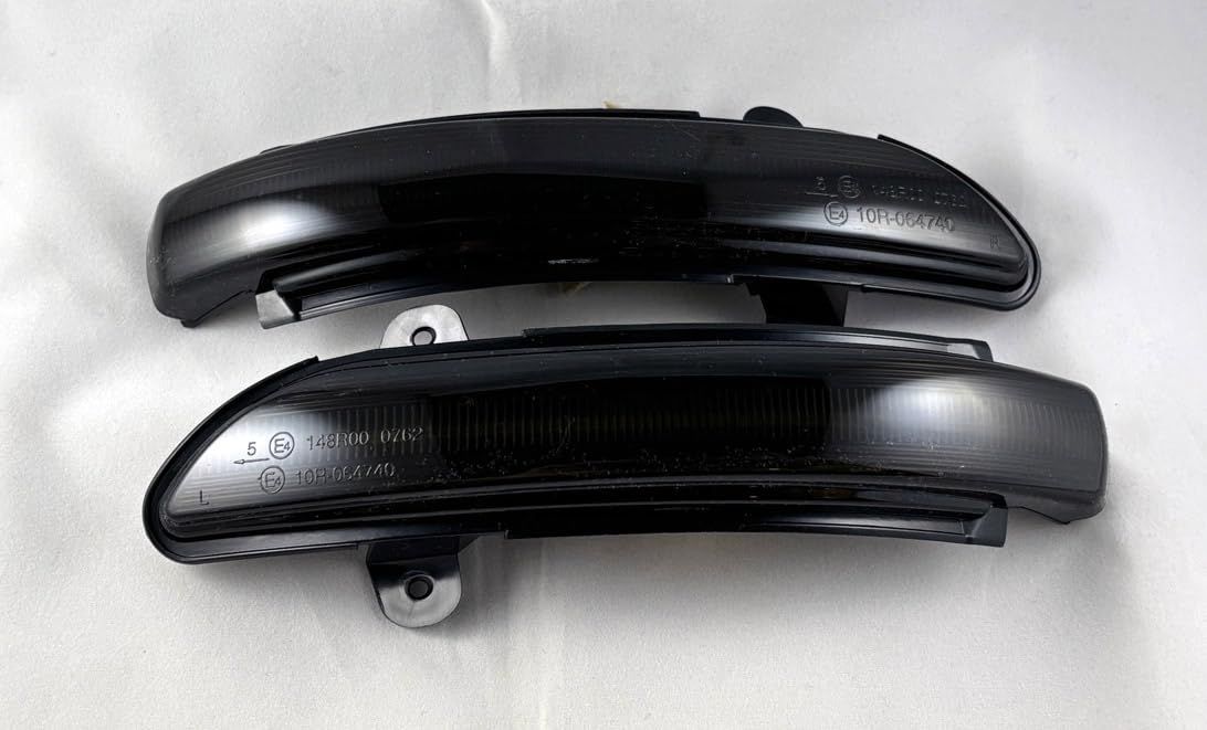 hotimp® ベンツ 互換品 スモークレンズ仕様 W211後期 W216 W219 W221前期 LED 流れて光る ドアミラー シーケンシャルウインカー 左右１組 発光色：オレンジ 球切れ警告キャンセラー内蔵 ハイフラ防止回路内蔵