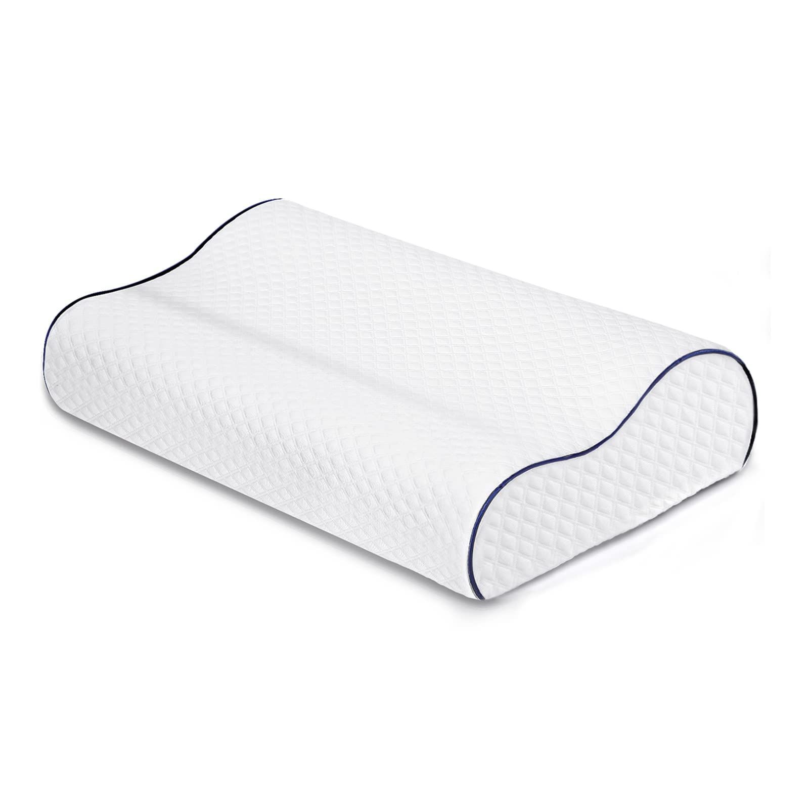 Fityou 安眠枕 低反発まくら 快眠枕 枕 pillow 二段階の選べる高さ 通気性 カバー洗濯可 肌触り良い 子供大人兼用 ホワイト(50*30*7/10CM)e 23f43f20