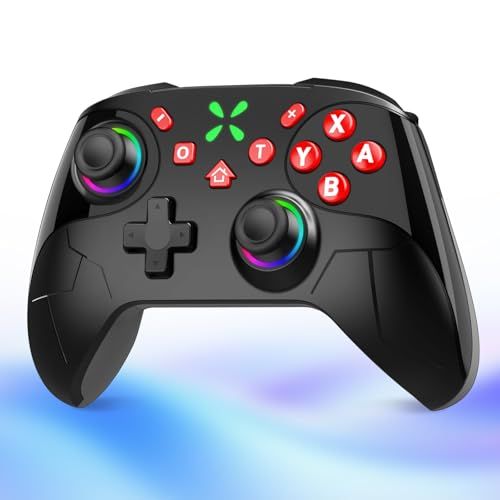 Switch 2 コントローラー 2025夏新 Sungale スイッチ 2 プロコン 背面ボタン付き 自動連射/連射ホールド マクロ機能 4段階HD振動 Bluetooth5.0接続 6軸ジャイロセンサー 9色RGBライト搭載 20時間連続 9e34d260