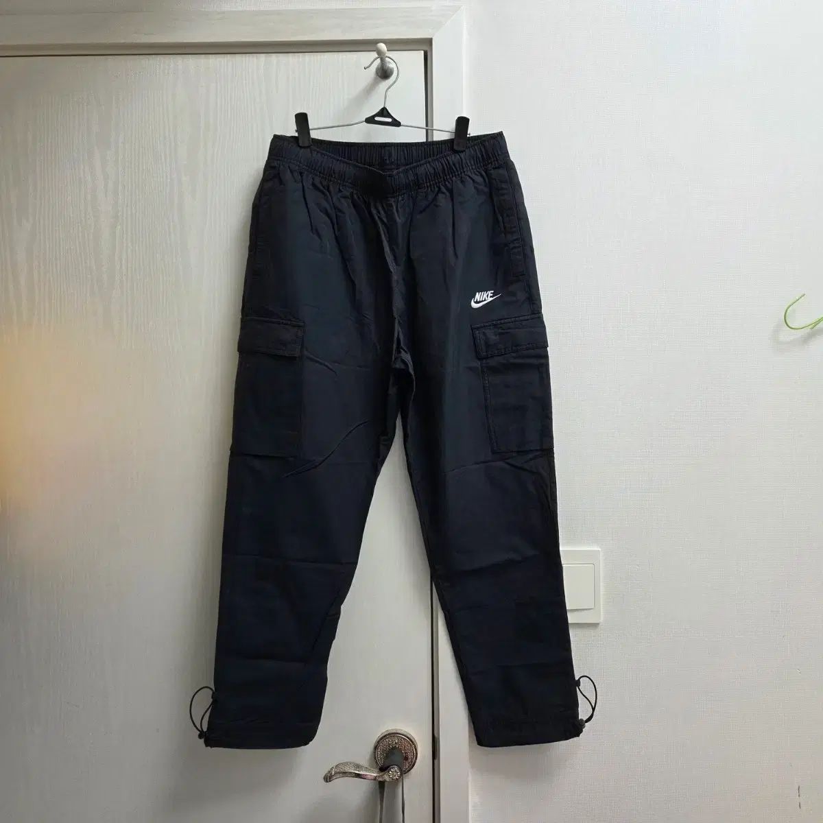 (M) NIKE ナイキ カーゴ ウーブン パンツ ブラック CU4326-010