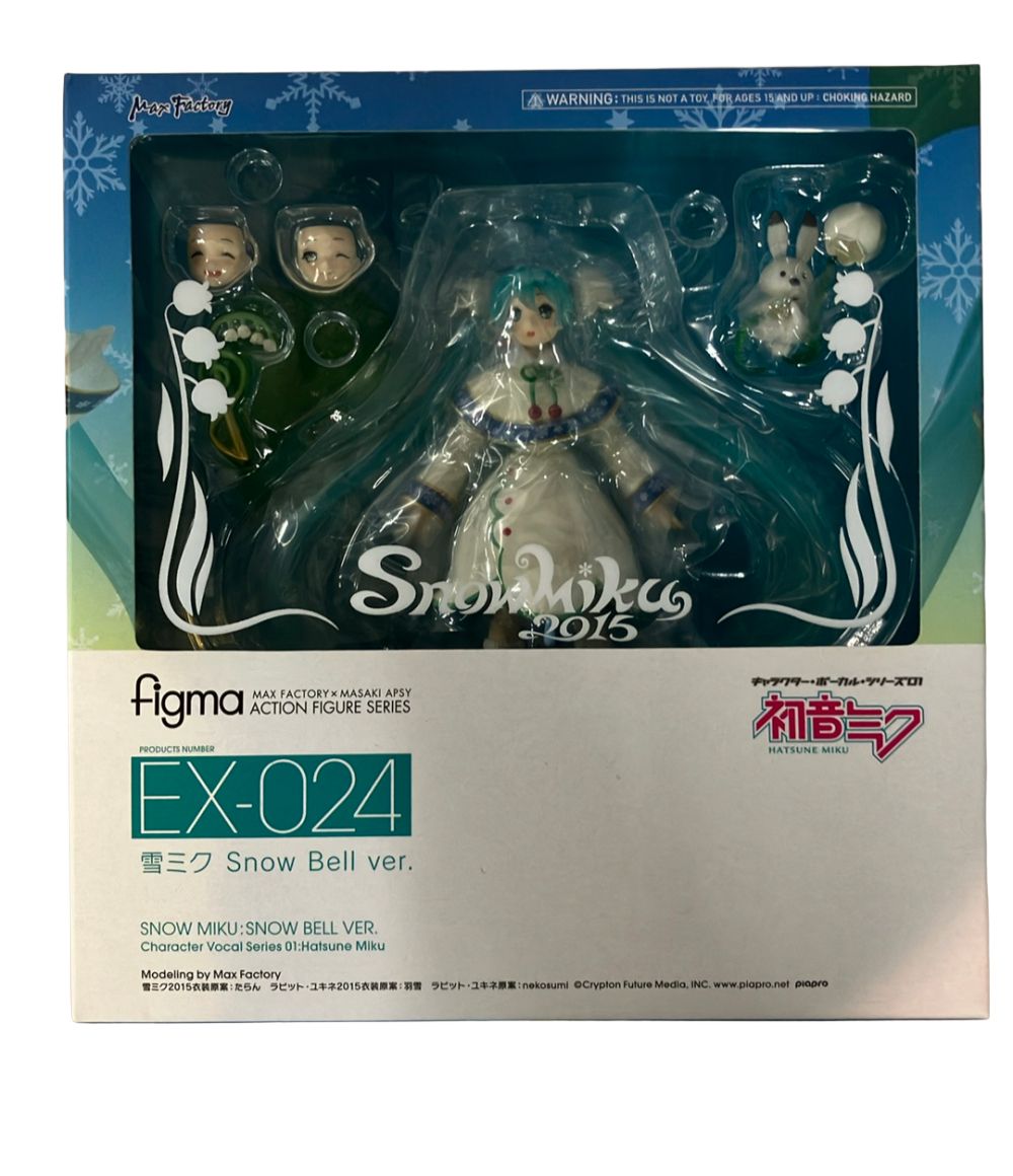 美品 マックスファクトリー 初音ミク figma 雪ミク Snow Bell ver. アクションフィギュア