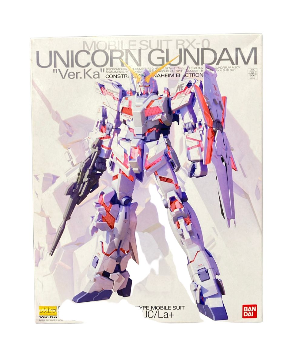 バンダイ 機動戦士ガンダム MG 1/100 フルサイコフレーム実装型試作モビルスーツ RX-0 ユニコーンガンダム (Ver.Ka) プラモデル