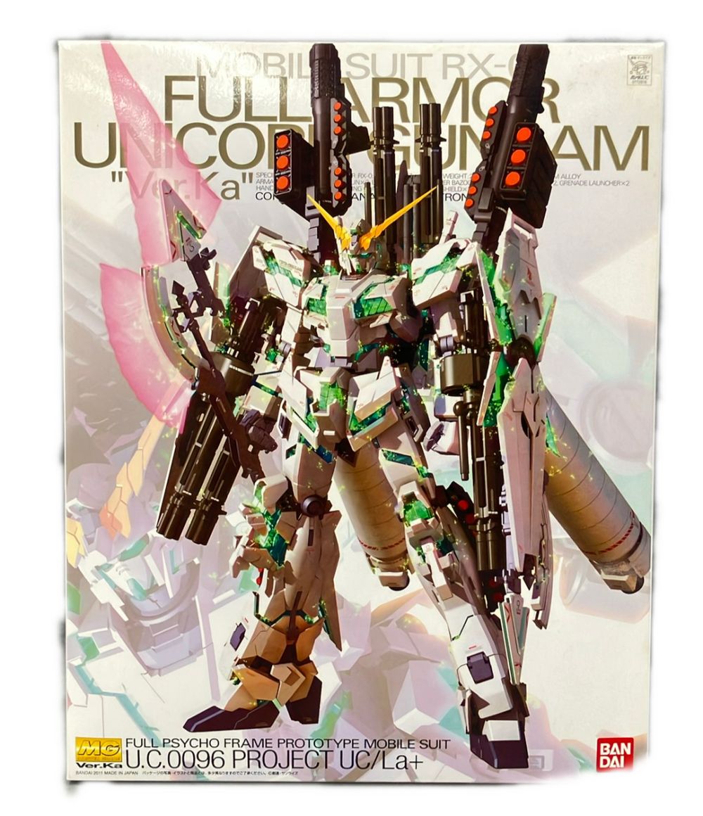 バンダイ 機動戦士ガンダムUC MG 1/100 フルサイコフレーム実装型試作モビルスーツ RX-0 フルアーマーユニコーンガンダム [Ver.Ka) プラモデル