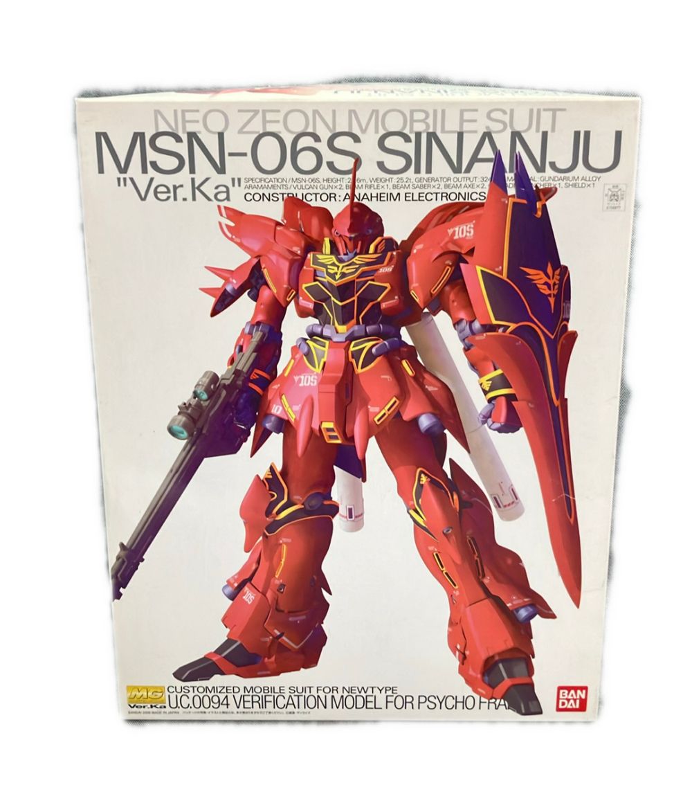 バンダイ 機動戦士ガンダム MG 1/100 ニュータイプ専用モビルスーツ MSN-06S シナンジュ［Ver.Ka］ プラモデル