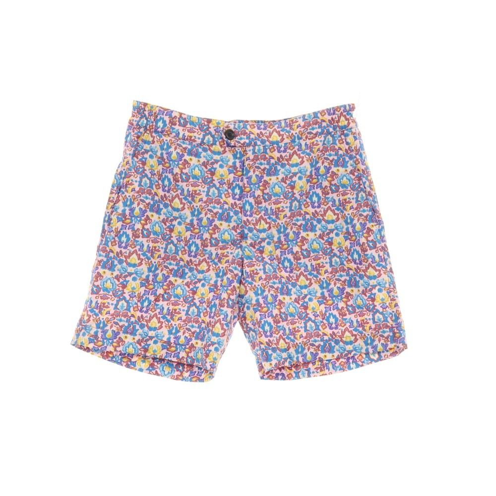 【新品】インコテックス INCOTEX mare ナイロン ボタニカル プリント スイムウェア 水着 ライトピンクxブルー【サイズ46】【メンズ】 10,692円