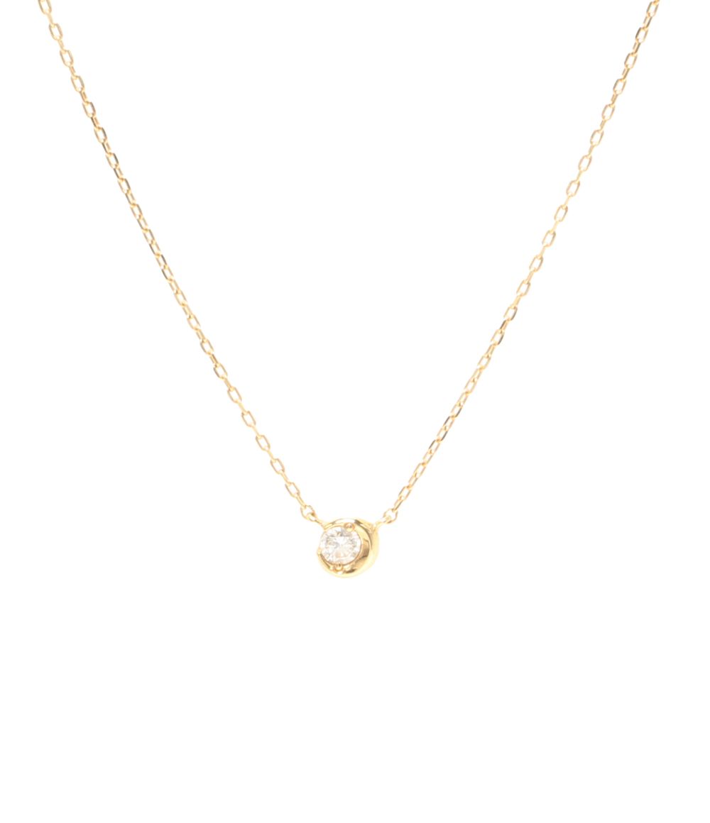 美品 スタージュエリー ネックレス K18 ダイヤ 0.04ct レディース STAR JEWELRY