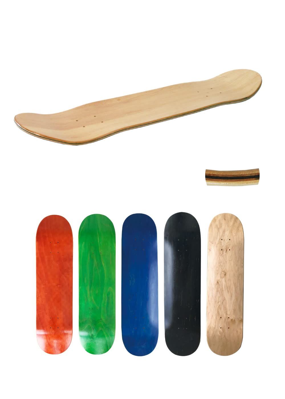 新品 HEAVEN SKATEBOARD ヘブンスケートボード HEAVEN BLANK DECK ヘブン ブランクデッキ (ナチュラル 31×8.0インチ（約78.7×20.3センチ）)