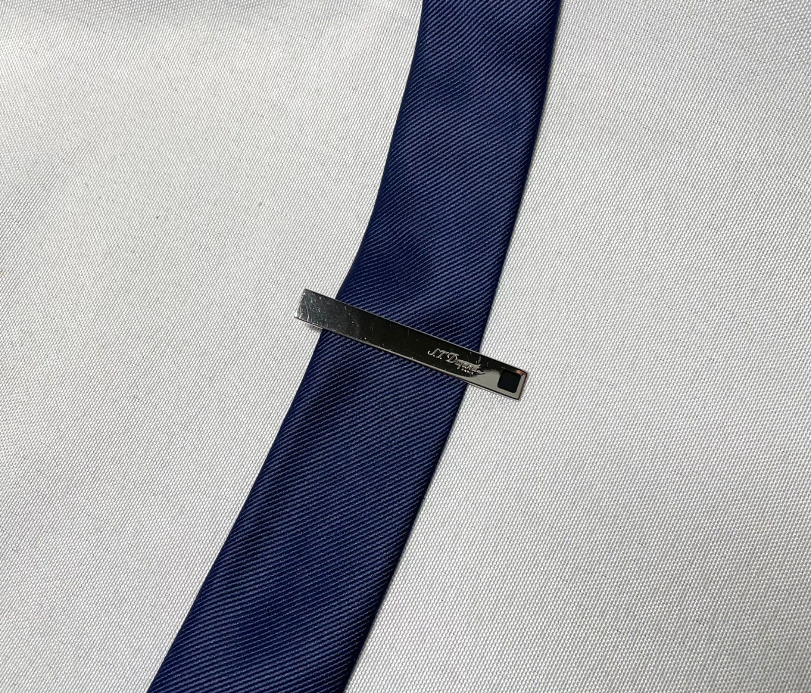 希少 S.T.Dupont デュポン ブランドロゴ クロームメタリックシルバー