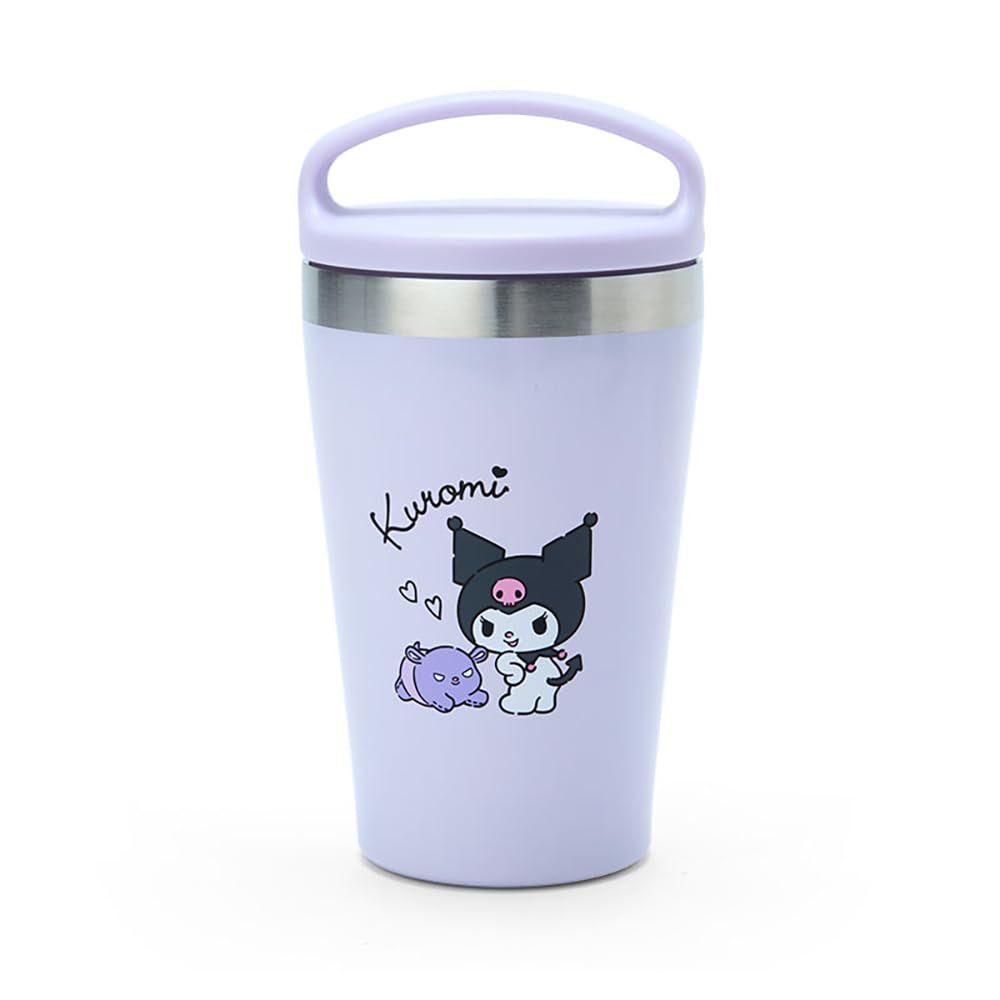 新品 サンリオ(SANRIO) サンリオ スチールカップ ハンドル付きステンレスタンブラー クロミ クロミちゃん kuromi 16×8.5×8.5cm ハンドル付きステンレスタンブラー キャラクター 951641 SANRIO