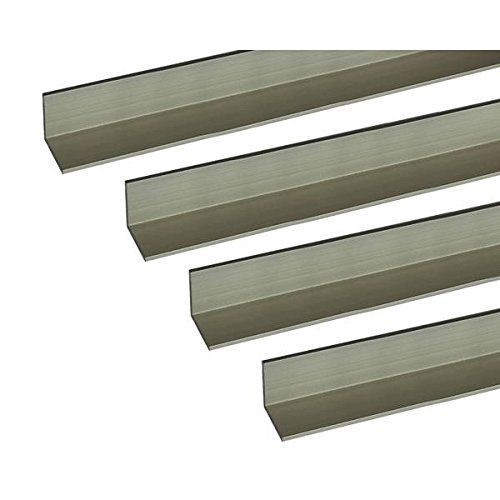 新品 安田 アルミアングル 1m 2.0x25x25mm ステンカラー 4本組 4,843円
