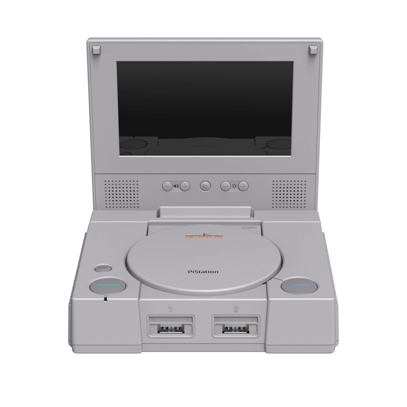 新品 RETROFLAG Station Deluxe Edition Raspberry Pi 4用 4.3インチLCDスクリーン、ステレオスピーカー2台、安全なシャットダウンセーフリセット、簡単なエントリーポート、SDカードへのサイドアクセス、クラシックな