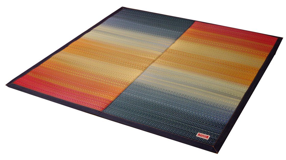 新品 イケヒコ い草ラグ 国産 日本製 ラグ カーペット 1.5畳 長方形 Fジョイ 約140×200cm レッド (裏:ウレタン) #1051300242303