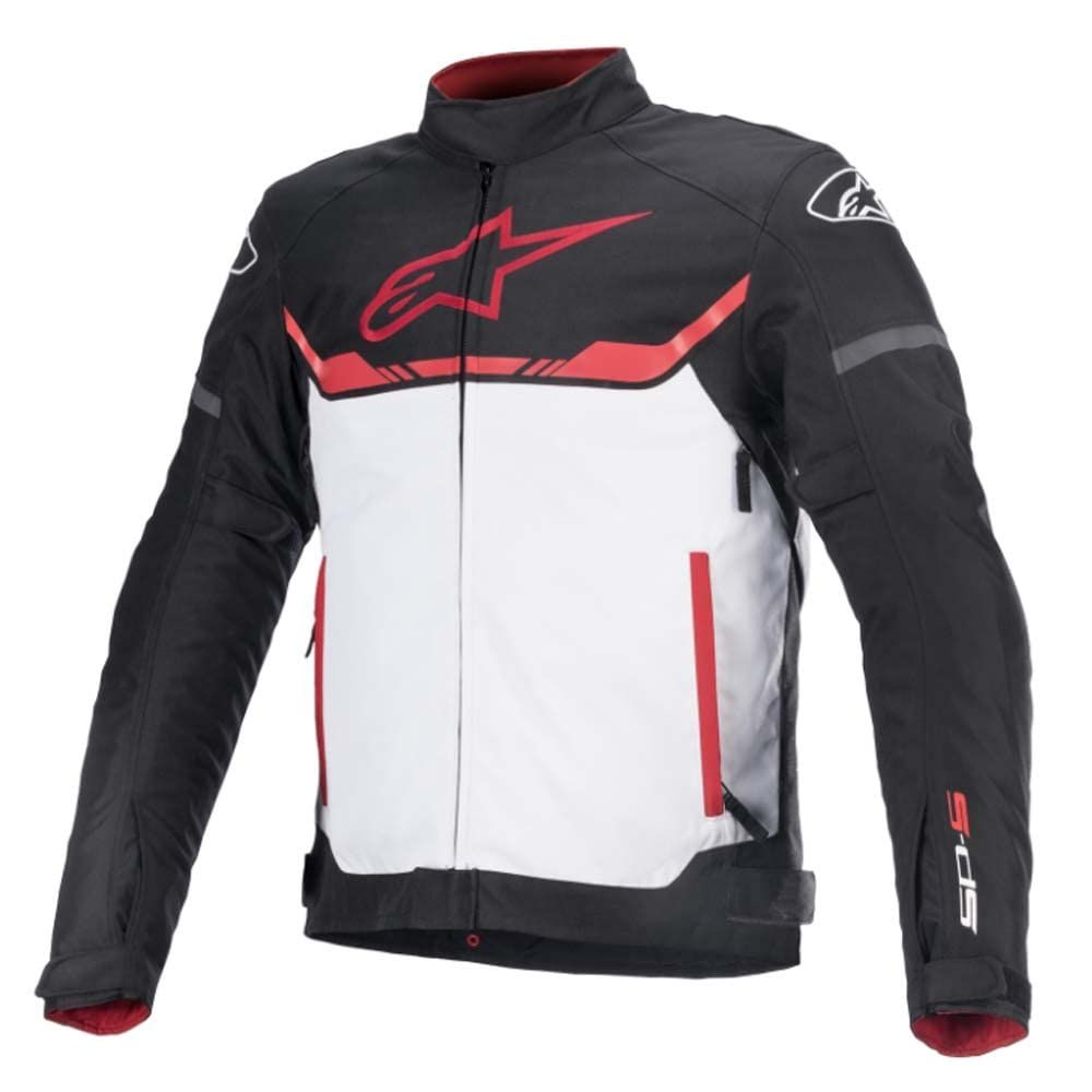 新品 alpinestars(アルパインスターズ) バイクジャケット 1304 BLACK WHITE BRIGHT RED (サイズ:M) T-SP Sウォータープルーフジャケット ASIA 3206022